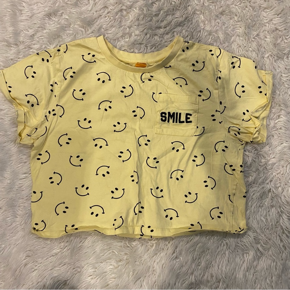Smiley face tee